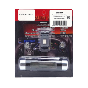 Часы автомобильные электронные с термометром Орбита OT-CLC01