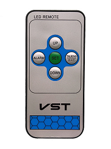 VST 770Т-5 Синие часы настенные (пульт+БЛОК)
