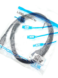 Кабель для принтера, сканера, МФУ 1.5 метра USB 2.0 AB Орбита OT-PCC28