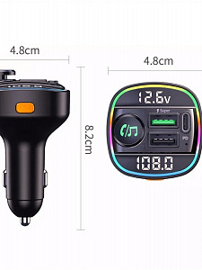FM-модулятор трансмиттер автомобильный с Bluetooth TDS TS-CAF20