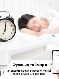 Умная розетка с Алисой Wi-Fi 16A Орбита OT-HOS07