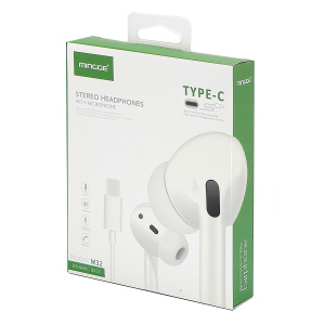 Mingge M32 наушники вакуум - гарнитура (TYPE-C)