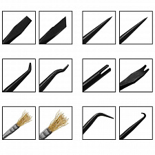 Паяльник электрический с терморегулятором, набор 24 в 1 Помощник PM-INP31