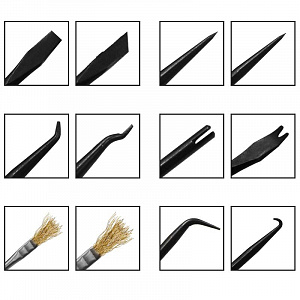 Паяльник электрический с терморегулятором, набор 24 в 1 Помощник PM-INP31