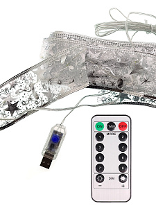 Гирлянда лента интерьерная USB 10м Огонёк OG-LDG21 Желтая