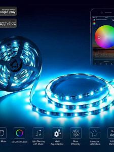 Огонек OG-LDL30-1 LED контроллер DC 12-24В (Wi-Fi, 2*RGB, 2*3PIN)