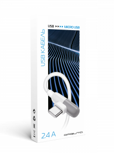 Орбита OT-SMM57 Черный кабель USB 2.4A (microUSB) 1м угловой