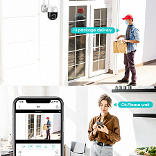 Орбита OT-VNI57 Видеокамера IP WI-FI (2560*1440, 4Mpix*2, 2.8/12мм, пластик)