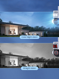 Камера видеонаблюдения уличная с сим картой и микрофоном 4 Mp Орбита OT-VNI52