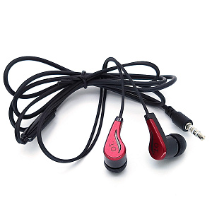 Орбита OT-ERG49 Красные наушники-гарнитура (3.5мм)