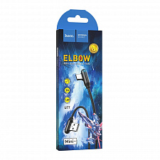 HOCO U77 Черный кабель USB 3A (TYPE C) 1.2м