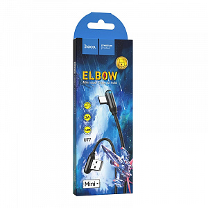 HOCO U77 Черный кабель USB 3A (TYPE C) 1.2м