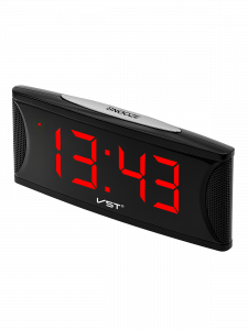 Часы электронные настольные от USB с будильником VST 719-1 Красные