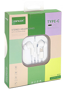 Mingge M32 наушники вакуум - гарнитура (TYPE-C)