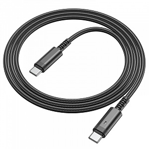 BOROFONE BU38 Черный кабель PD60W (TYPE-C-TYPE-C) 1.2м