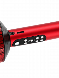 Орбита OT-ERM10 Красный RGB микрофон (Bluetooth, динамики, USB)