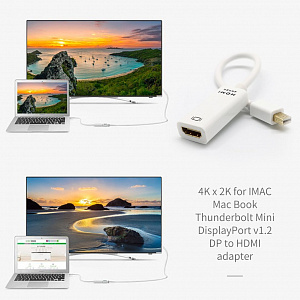 Орбита OT-AVW57 переходник (штекер MINI Displayport - гнездо HDMI) 15см