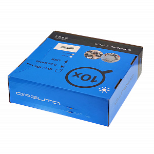 Лампа настольная с лупой и подсветкой для работы 10х Орбита OT-INL90 Белая