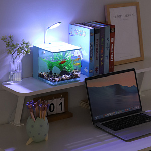 Аквариум для рыбок с подсветкой и фильтром Огонек OG-HOG15