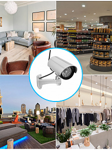 Муляж камеры видеонаблюдения уличный со светодиодом Орбита OT-VNP34