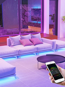 Огонек OG-LDL44 LED контроллер DC 12-24В (Bluetooth, RGB, 3PIN)