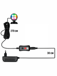 Светильник лампа для аквариума светодиодная RGB Огонек OG-LDP19