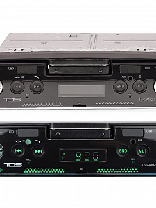 Магнитола для авто 1 DIN с пультом с Bluetooth, AUX, USB универсальная TDS TS-CAM20