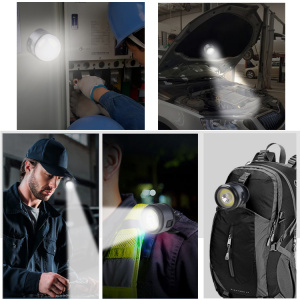 Патриот PT-FLG45 фонарь налобный (2L, аккум)