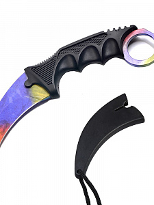 Патриот PT-TRK04 нож складной (Керамбит, мраморный градиент)