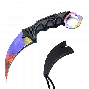 Патриот PT-TRK04 нож складной (Керамбит, мраморный градиент)