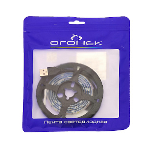 Огонек OG-LDL09 Синяя светодиодная лента 1м (USB)
