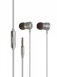 HOCO M16 Серебро наушники вакуум - гарнитура (3.5мм)