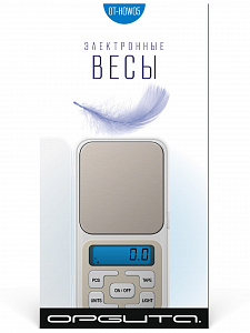 Весы кухонные электронные до 100 г точностью 0.01 г Орбита OT-HOW05