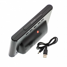 VST 732Y-1 Красные часы настольные (без блока)