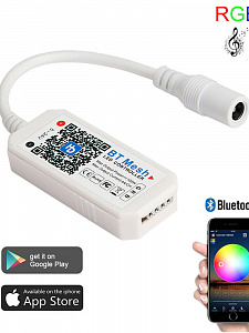 Огонек OG-LDL33 LED контроллер DC 5-24В (Bluetooth, RGB, 4PIN)