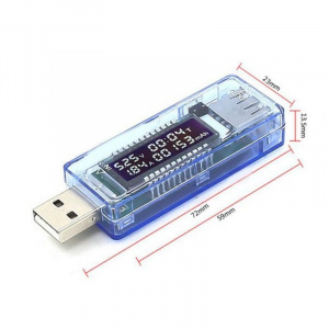 KEWEISI KWS-V20 USB тестер (4-20В, 3А)