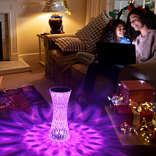 Светильник декоративный настольный ночник RGB Огонёк OG-LDP33