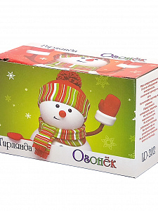 Огонек OG-LDG17 гирлянда LED Мультицвет (200 ламп,220В) МЯТАЯ УПАКОВКА