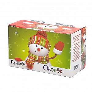 Огонек OG-LDG17 гирлянда LED Мультицвет (200 ламп,220В)  МЯТАЯ УПАКОВКА