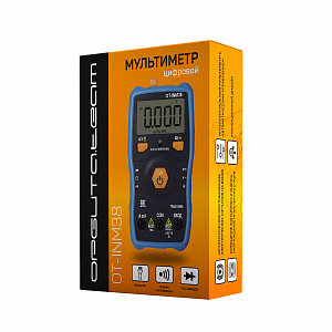 Мультиметр цифровой автоматический c прозвонкой, NCV тестер тока и напряжения Орбита OT-INM38