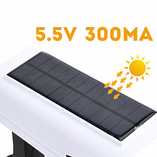 Прожектор Муляж камеры видеонаблюдения с датчиком движения на солнечной батарее Огонёк OG-LDP09