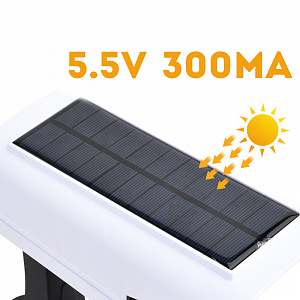 Прожектор Муляж камеры видеонаблюдения с датчиком движения на солнечной батарее Огонёк OG-LDP09