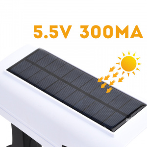 Прожектор Муляж камеры видеонаблюдения с датчиком движения на солнечной батарее Огонёк OG-LDP09