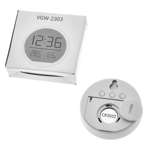 Часы настенные электронные 7.4см с температурой и влажностью Орбита OT-CLW17