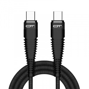 Орбита OT-SMU03 Черный кабель PD100W (TYPE-C - TYPE-C) 1.2м