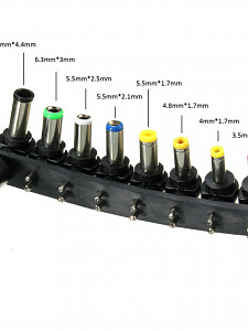 Зарядка для ноутбуков универсальна с насадками 12-24В, 100Вт Орбита OT-APB72