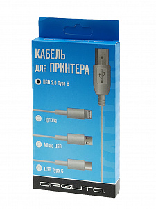 Орбита OT-PCC29 кабель (штекер USB-В 2.0 - штекер Lightning) 1.5м