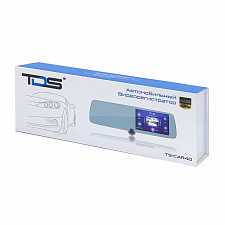 TDS TS-CAR40 автовидеорегистратор зеркало+камера