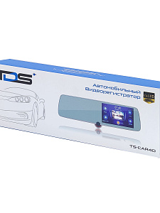 TDS TS-CAR40 автовидеорегистратор зеркало+камера
