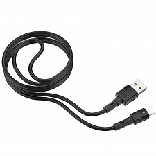HOCO U82 Черный кабель USB 2.4A (iOS Lighting) 1.2м